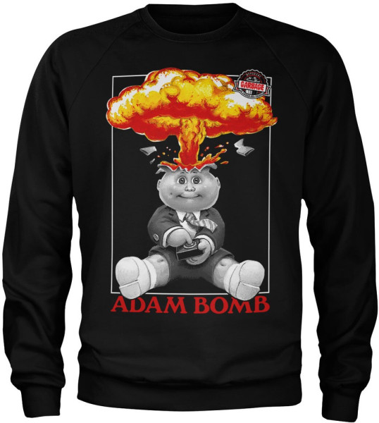 Garbage Pail Kids Adam Bomb Sweatshirt Black