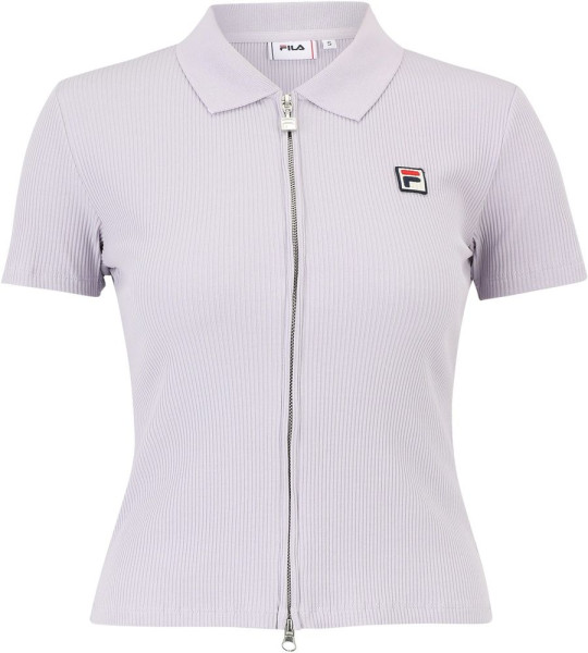Fila Damen Polo Shirt Lannemezan Slim Zip Up Rib Polo FAW1098