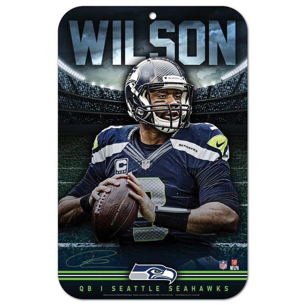 Seattle Seahawks Russell Wilson Spielerschild American Football - Herren / Unisex