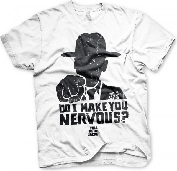 Full Metal Jacket Do I Make You Nervous T-Shirt White