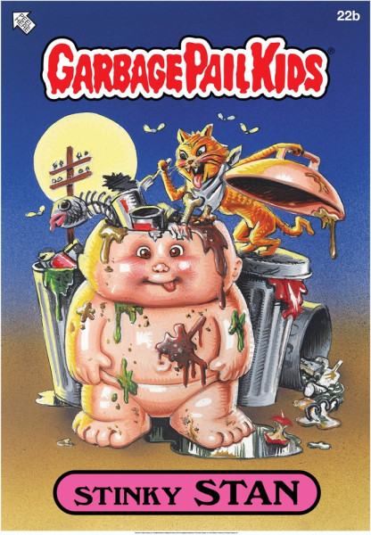 Garbage Pail Kids Stinky Stan Poster 50x70 cm Multicolor