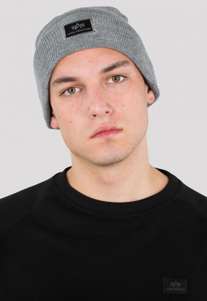 Alpha Industries X-Fit Beanie Mützen Grey Heather