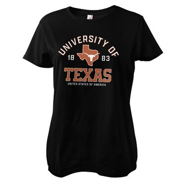 University Of Texas Girly Tee Damen T-Shirt Black