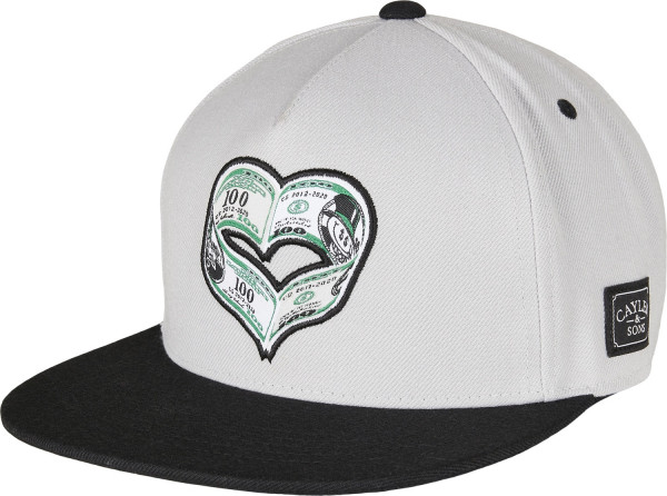 Cayler & Sons Cap MONEY HEART Snapback Cap Grey/Black
