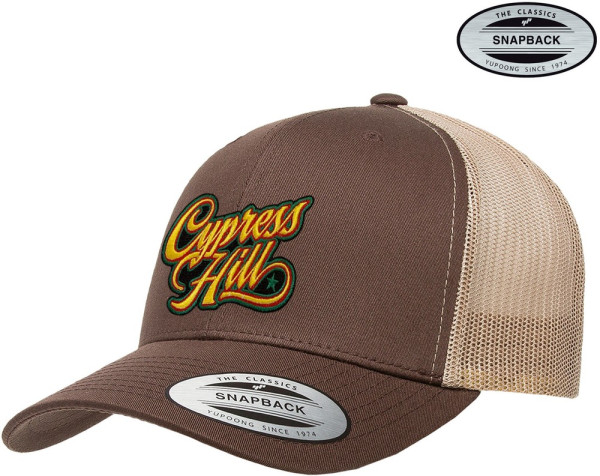 Cypress Hill Premium Trucker Cap Brown-Khaki