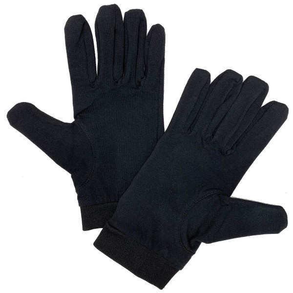 Germot Handschuh Unterziehhandschuhe Baumwolle/Elasthan (In Der Schachtel) Black