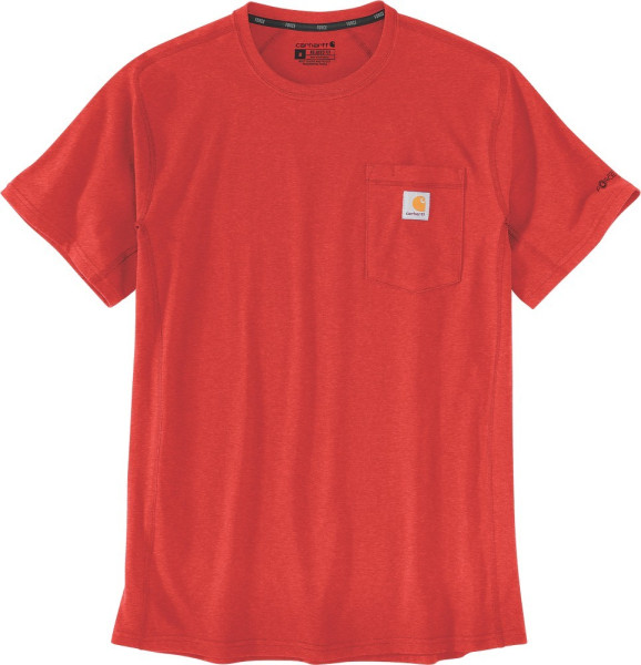 Carhartt Force Flex Pocket T-Shirts S/S Red Barn Heather