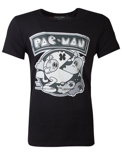 Pac-man - Running Ghosts Men's T-Shirt Black