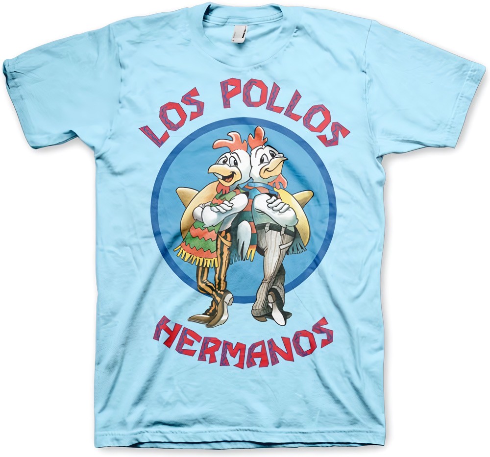 Breaking Bad Los Pollos Hermanos T-Shirt Skyblue - Herren / Unisex