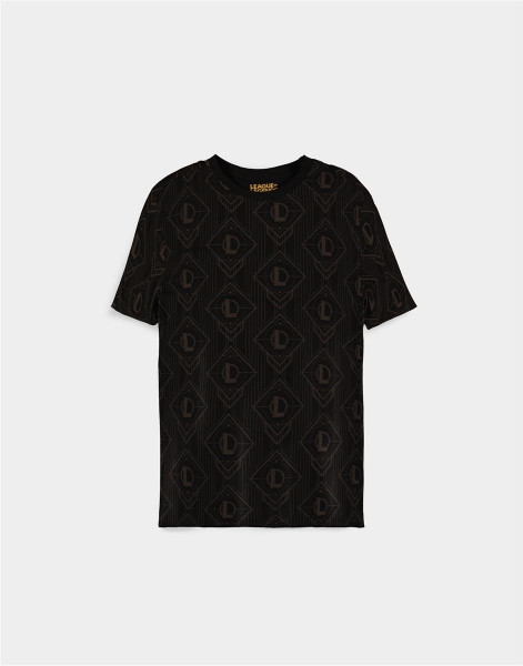 League Of Legends - Men's Fashion AOP Short Sleeved T-shirt Black