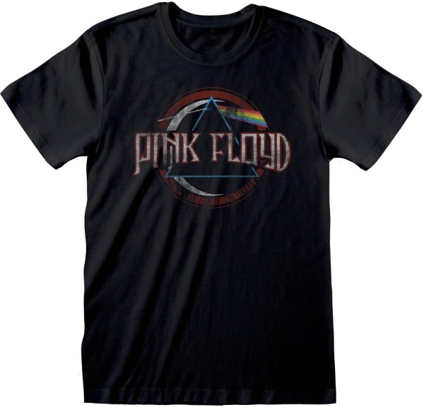 Pink Floyd - Dark Side Circle T-Shirt Black