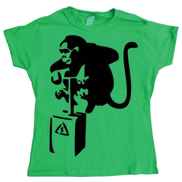 Tokigt Damen Detonator Monkey Girly T-Shirt SH-5-15138-H10-9