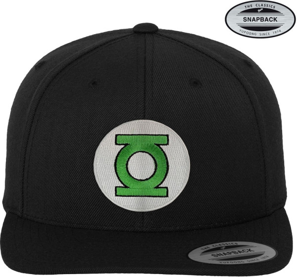 Green Lantern Premium Snapback Cap Black