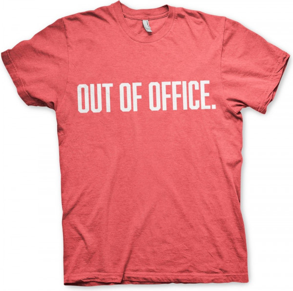 Hybris OUT OF OFFICE T-Shirt Red-Heather