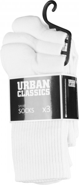 Urban Classics Socks Sport Socks 3-Pack White