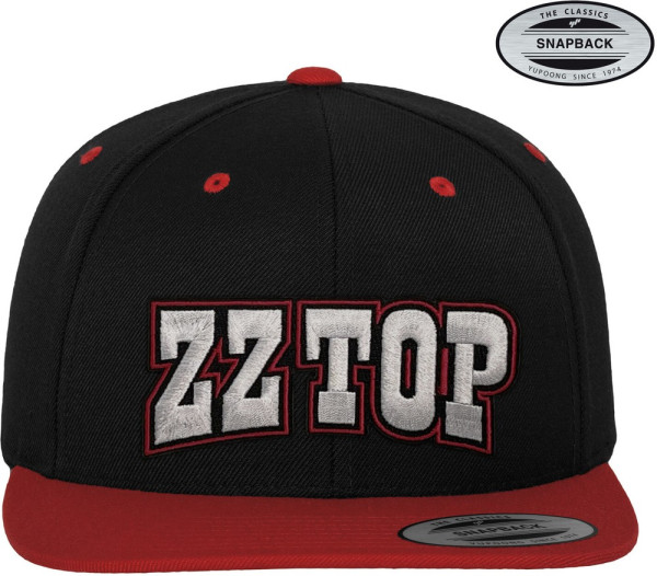 ZZ Top Premium Snapback Cap Black-Red