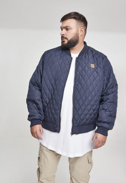 Urban Classics Leichte Jacke Diamond Quilt Nylon Jacket Navy