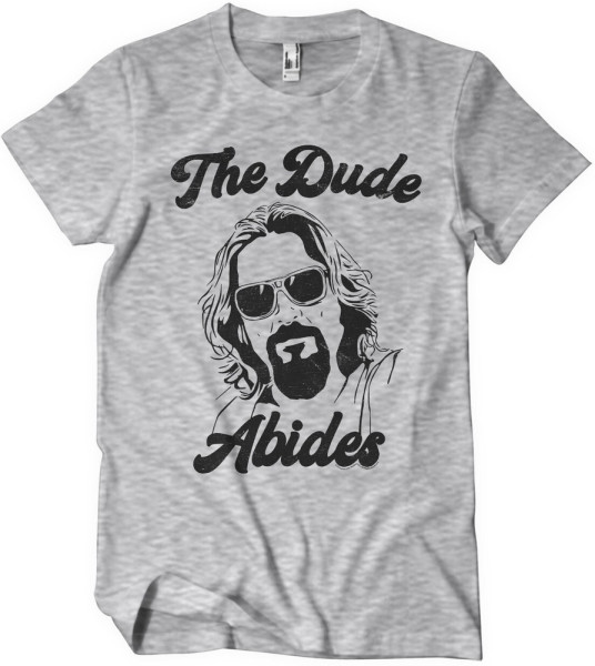 The Big Lebowski T-Shirt The Dude Abides T-Shirt UV-1-TBL014-H80-16