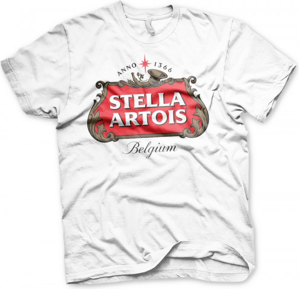 Stella Artois Belgium Logo T-Shirt White