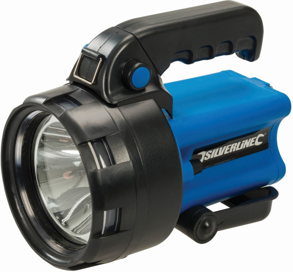 Silverline Lampe Aufladbarer Handstrahler, 3 W 150 lumen
