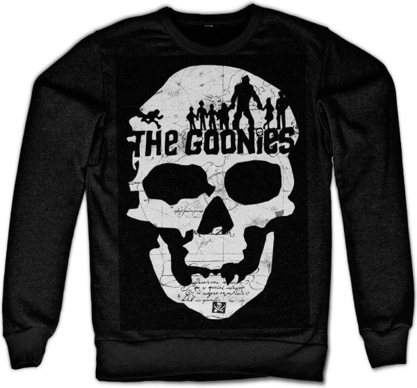 The Goonies Skull Sweatshirt Black