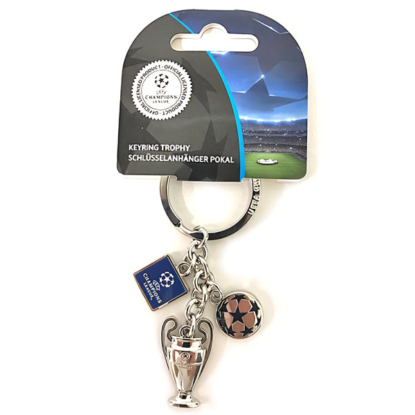 UEFA Champions League Pokal-Schlüsselanhänger Charms Fussball