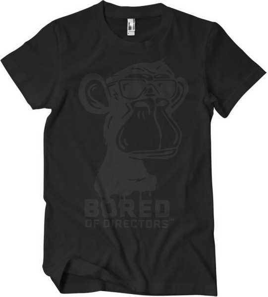 Bored of Directors Bod Logo Black On Black T-Shirt Black