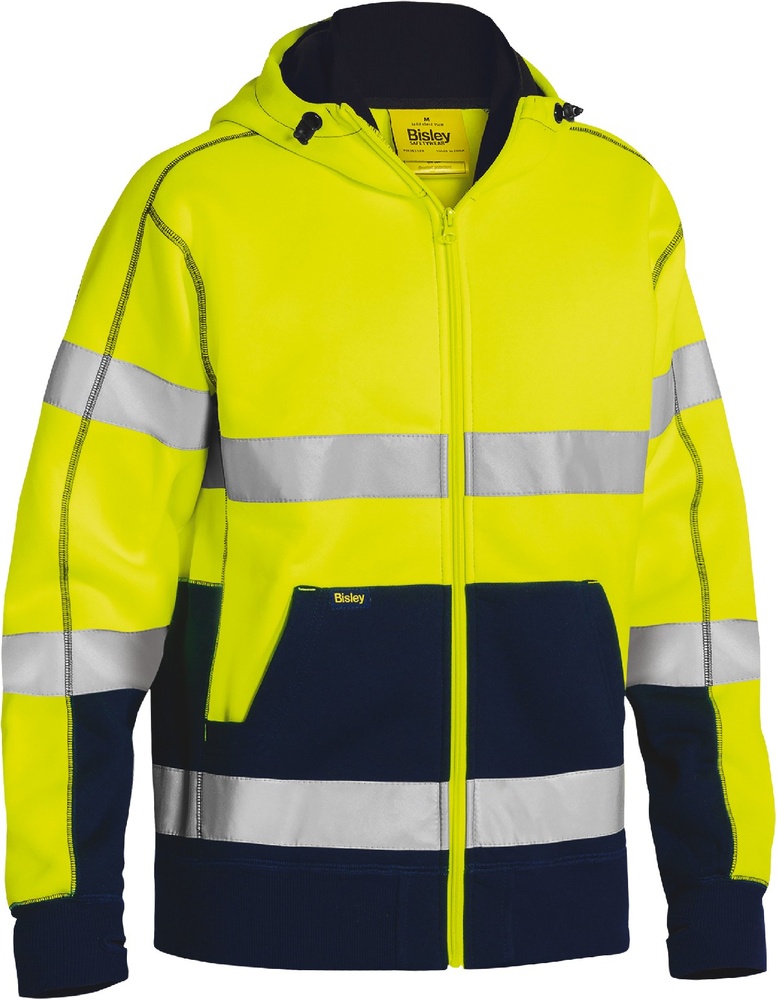 Bisley Hoodie Taped Hi Vis Fleece - Herren / Unisex