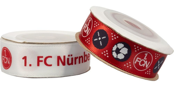 1. FC Nürnberg Geschenkband 2er Set 2023323-5x5m