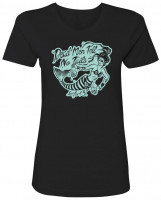 Lucky 13 Female Shirt Dead Men Ladies Black