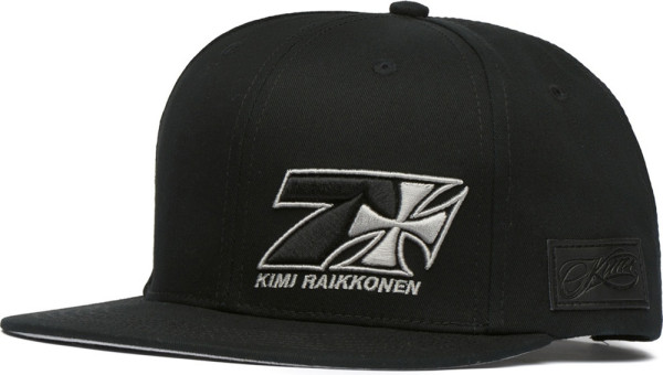 WCC West Coast Choppers Cap Kimi Raikkönen Cross 7 Snapback Flatbill Hat Black