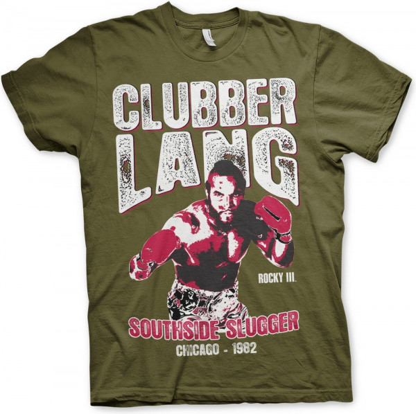 Rocky III Clubber Lang T-Shirt Olive