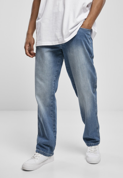 Southpole Hose Cross Hatch Basic Denim Middle Sand Blue
