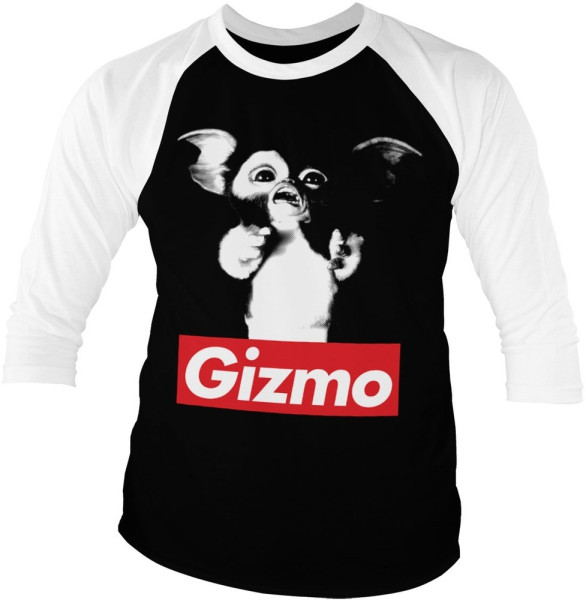 Gremlins Gizmo Baseball 3/4 Sleeve Tee