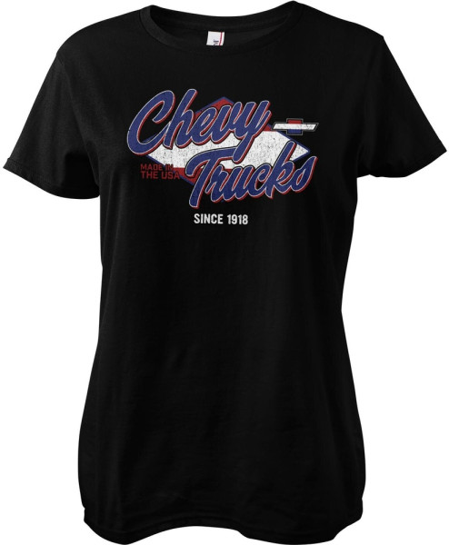 Chevrolet Damen T-Shirt Chevy Trucks Since 1918 Girly Tee GM-5-CHPU003-H54-4