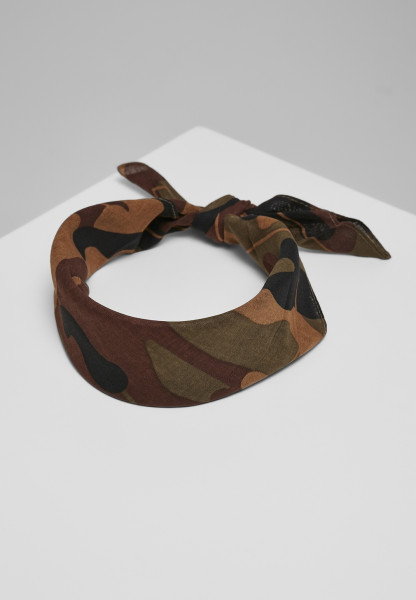 Urban Classics Scarf Bandana 3-Pack Wood Camouflage