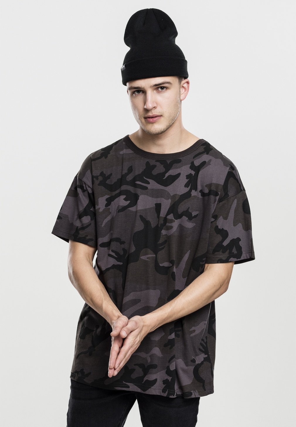 Urban Classics T-Shirt Camo Oversized Tee Dark Camouflage - Herren / Unisex