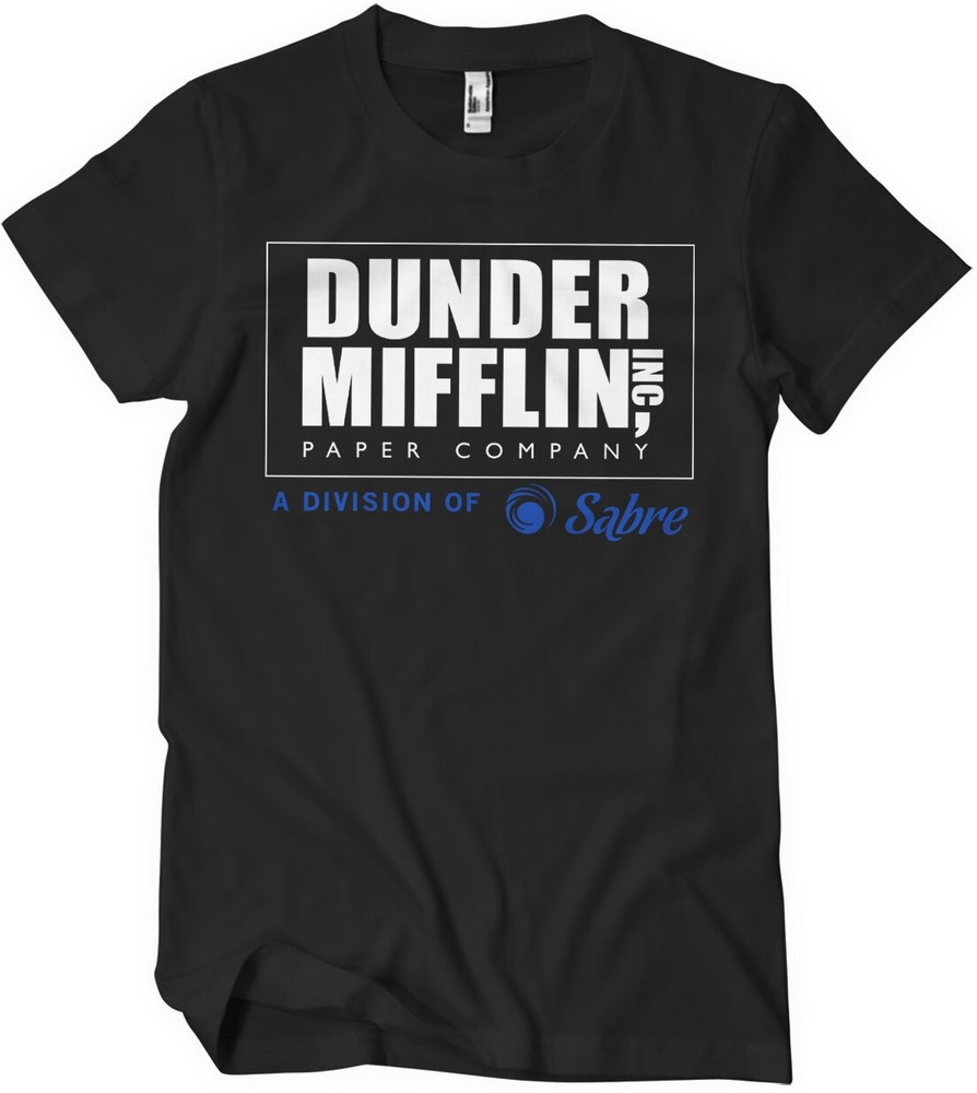 The Office Dunder Mifflin Division of Sabre T-Shirt Schwarz - Herren / Unisex