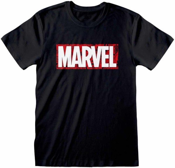 Marvel Comics - Logo Overlay (Unisex) T-Shirt Black