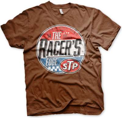 STP Licenza Ufficiale The Racer's Edge Uomo Maglietta (Blu Scuro