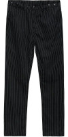 King Kerosin Pinstriped Workwear Denim Hose KKU43050