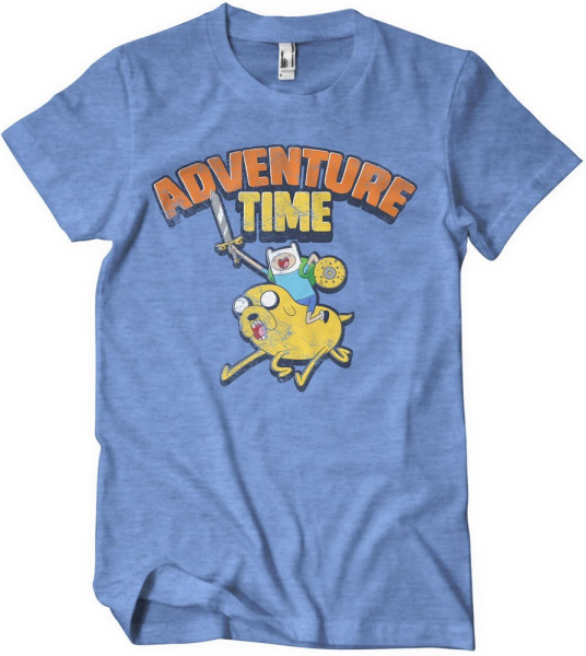 Adventure Time Washed T-Shirt Blue/Heather