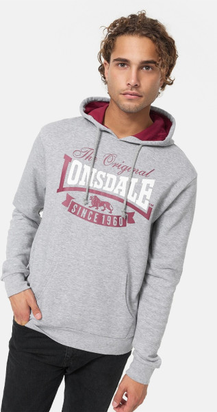 Lonsdale Hoodie Stotfield Kapuzensweatshirt normale Passform