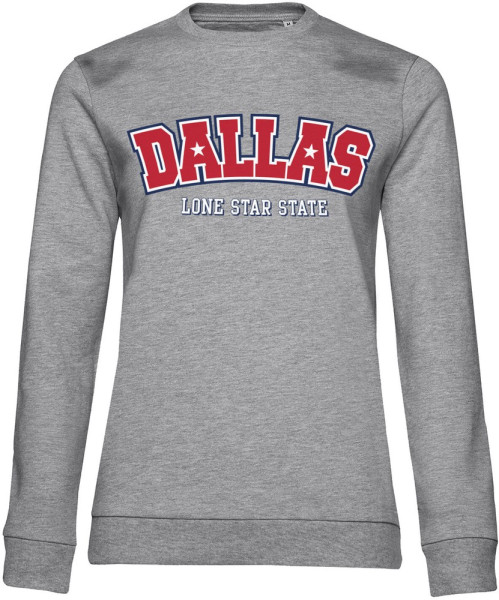 Hybris Dallas Girly Sweatshirt Damen Heather-Grey