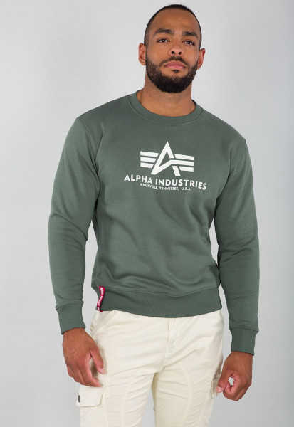 Alpha Industries Basic Sweater Hoodies / Sweatshirts Vintage Green