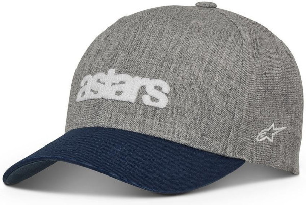 Alpinestars Herren Cap History Hat Grey Heat./Blue