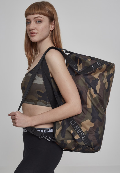 Urban Classics Tasche Sports Bag Wood Camouflage