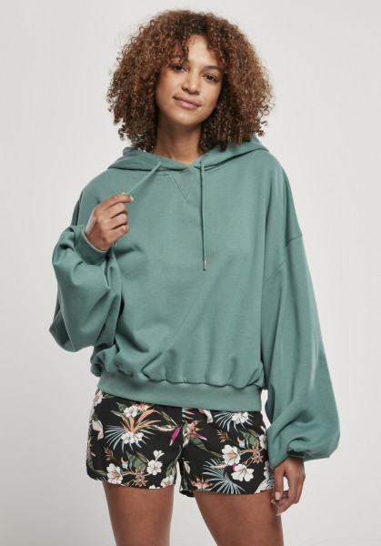 Urban Classics Damen Hoodie Ladies Organic Oversized Terry Hoody Paleleaf