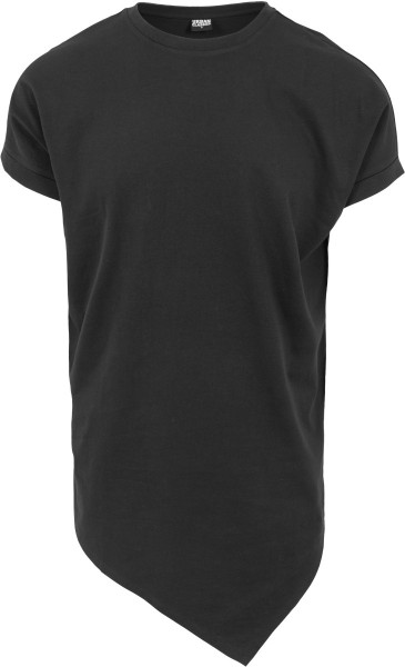 Urban Classics T-Shirt Asymetric Long Tee Black