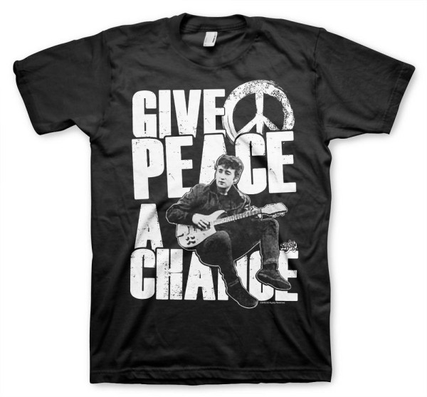 Beatles John Lennon Give Peace A Chance Big Tall T-Shirt RD-1-FAB006-H13-12